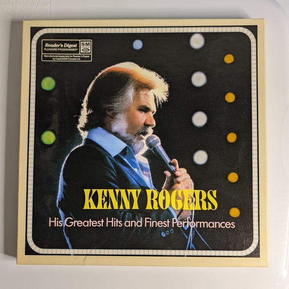 Kenny Rogers Vinyl Record Collection- Readers Digest Boxed Set + 4 Single LP - Picture 10 of 12